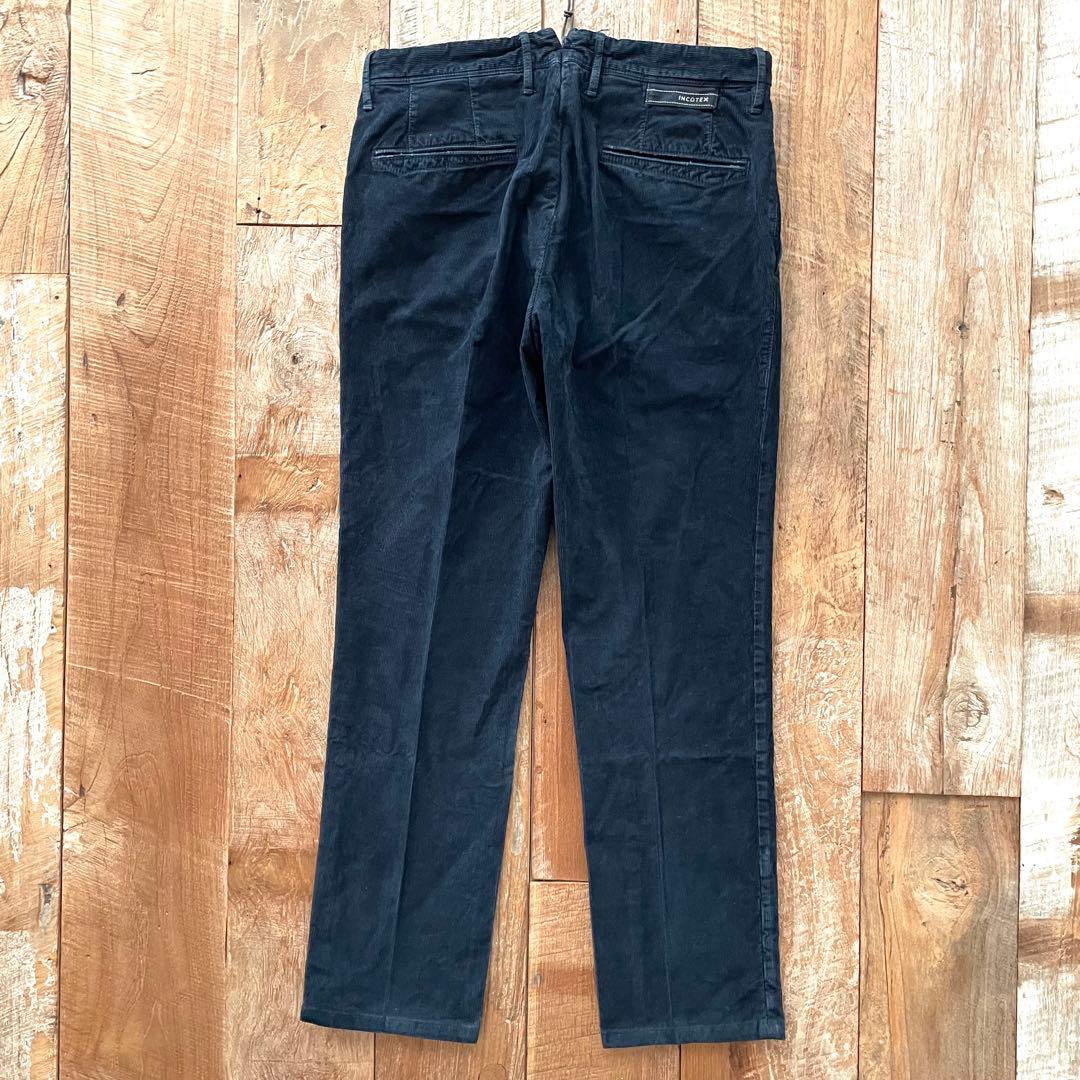 【美品】INCOTEX SLACKS コーデュロイ スラックス パンツ 30