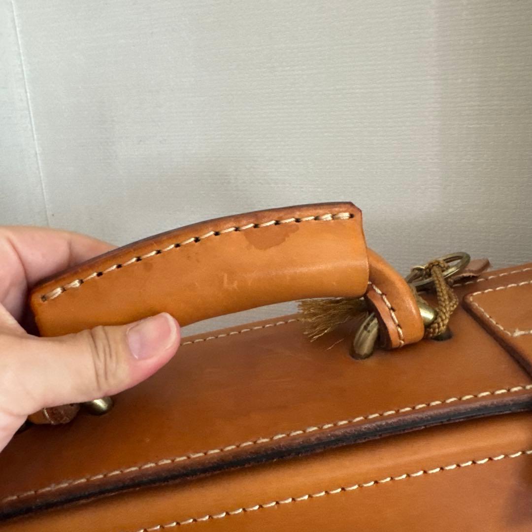 ホ*プ様 HERZ レザービジネスバッグ ブラウン