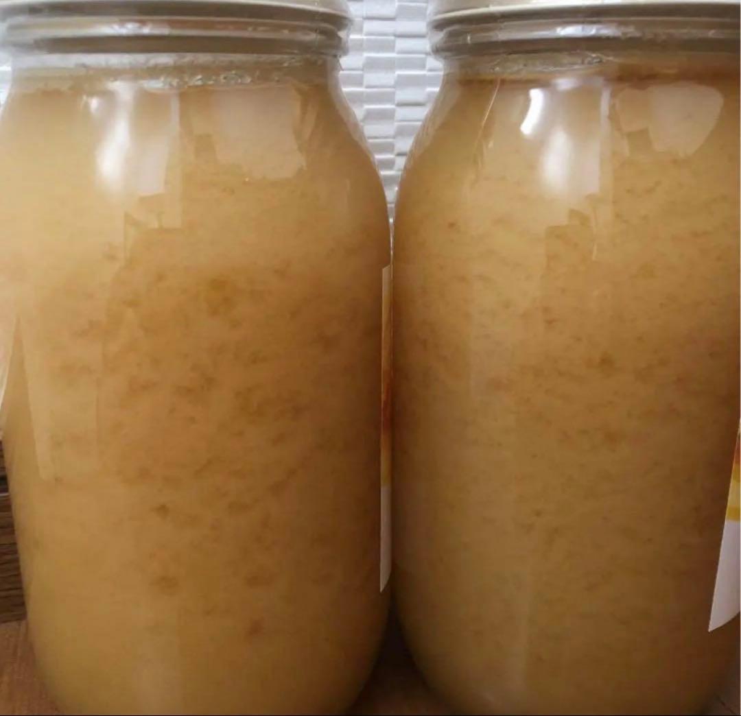 国産純粋はちみつ(結晶タイプ) 1kg × 2本