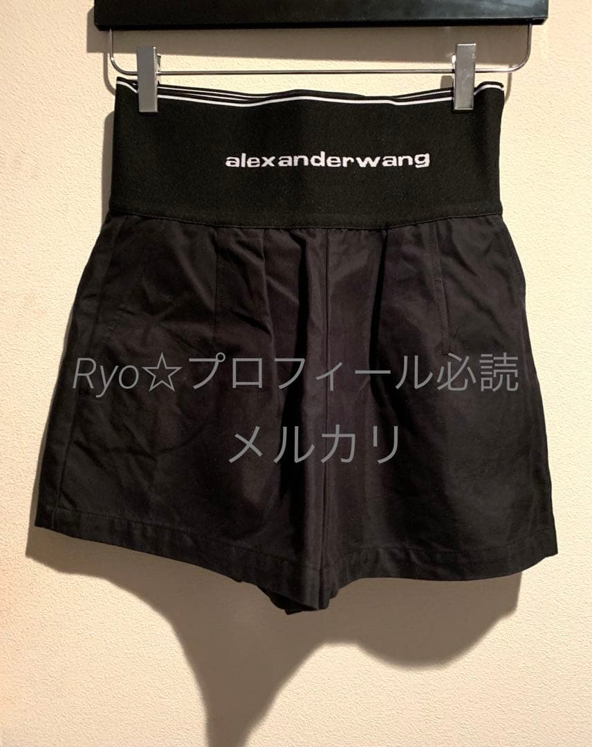 確実正規品 アレキサンダーワン ウエストロゴ ショートパンツ 2