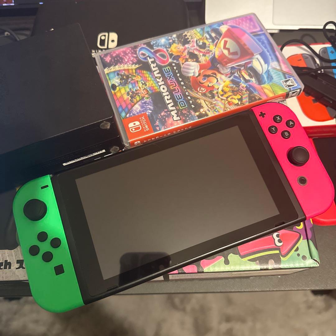 Nintendo Switch 本体 おまけマリオカート8 リングフィット