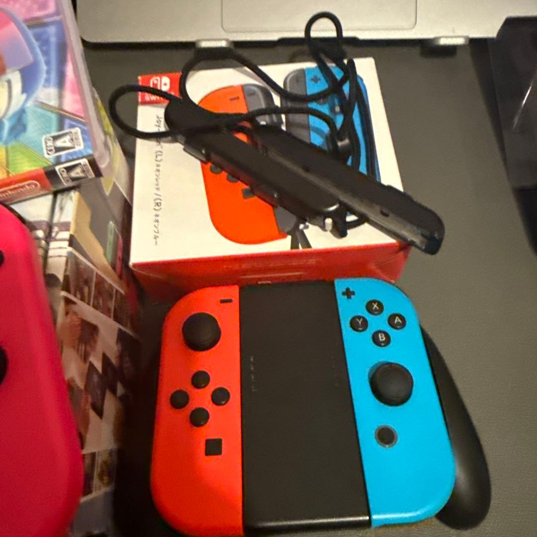 Nintendo Switch 本体 おまけマリオカート8 リングフィット