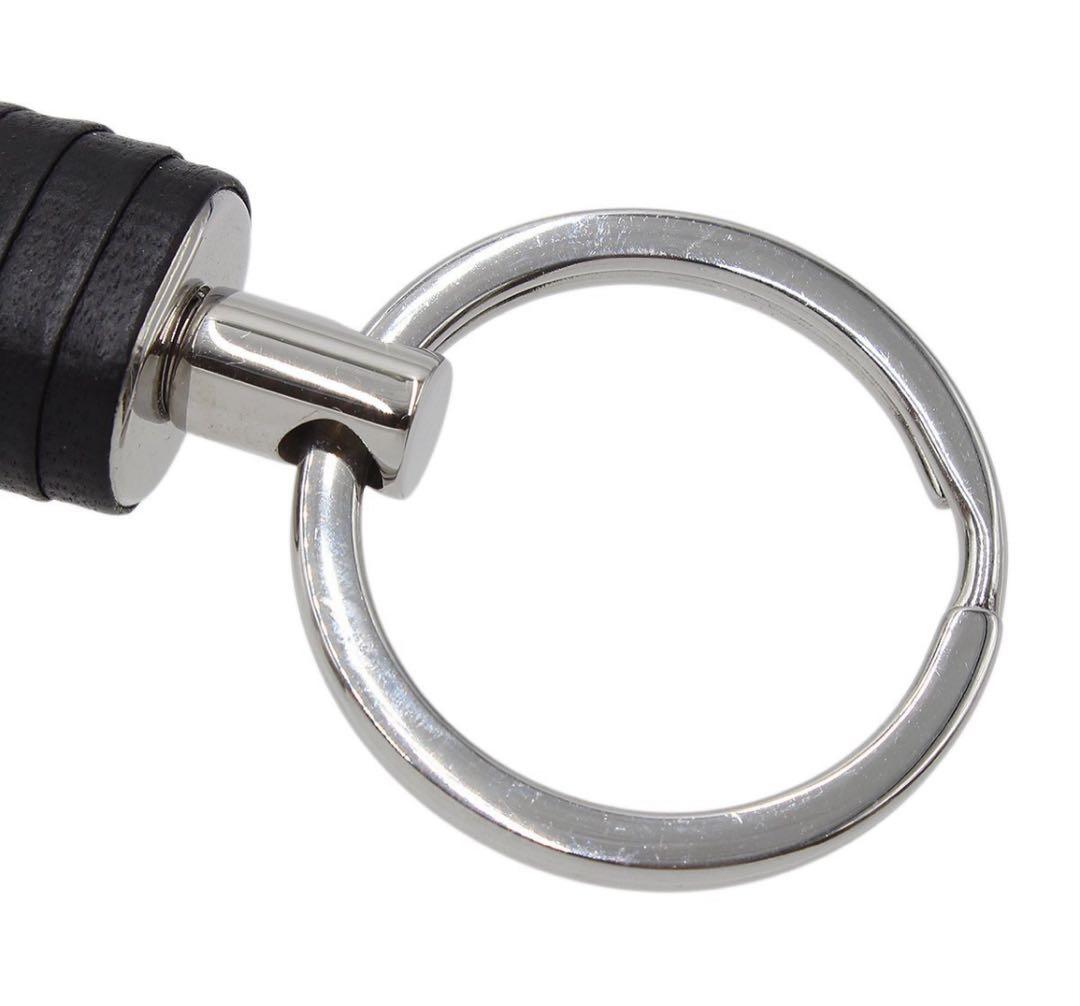 R2100 新品同様 ボッテガヴェネタ イントレチャートキーホルダー キーリング