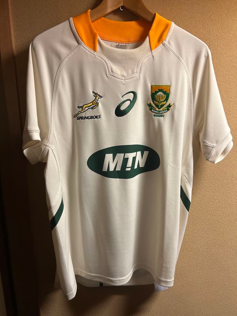 南アフリカ代表スプリングボクス20 アウェイラグビージャージ 日本L