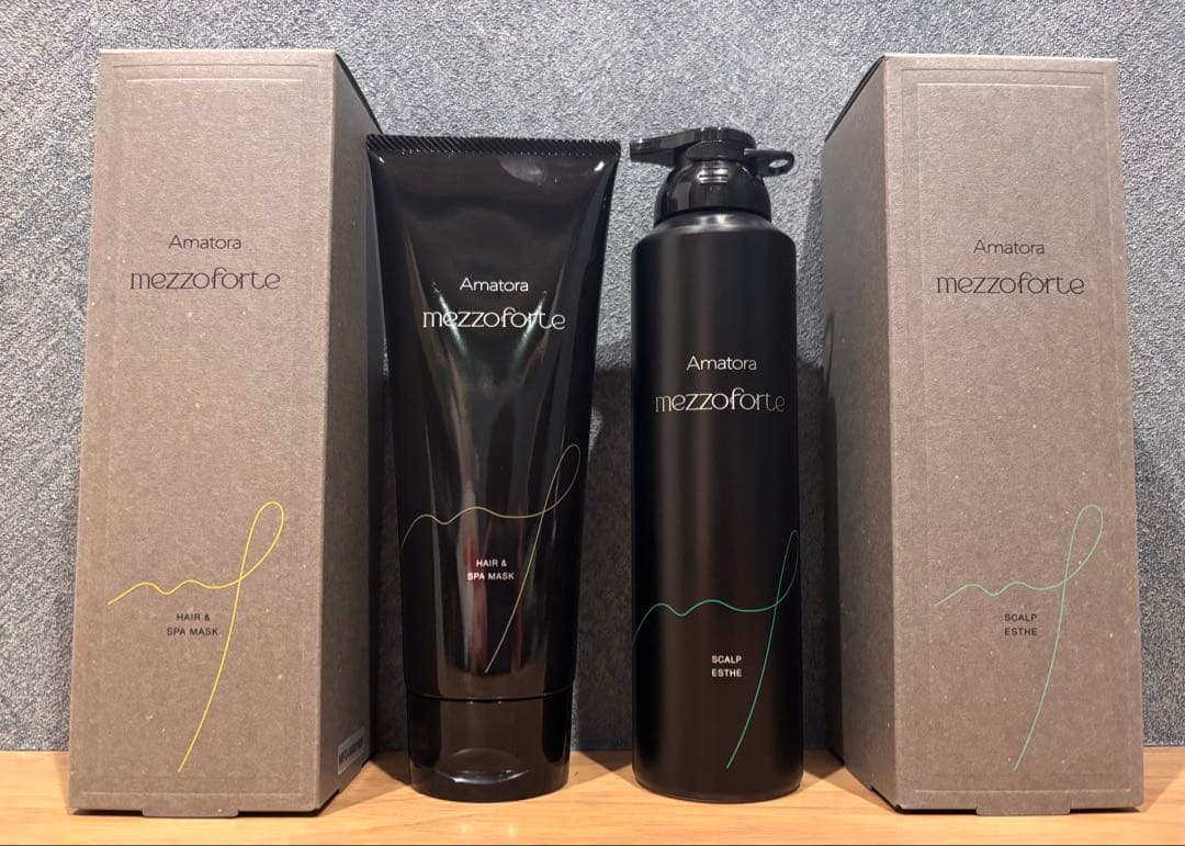 アマトラ メゾフォルテ スカルプエステ&スパマスクセット　リニューアル品