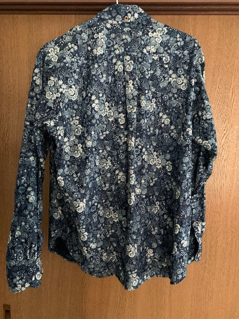 45R 秋の実プリント　908オーシャンシャツ