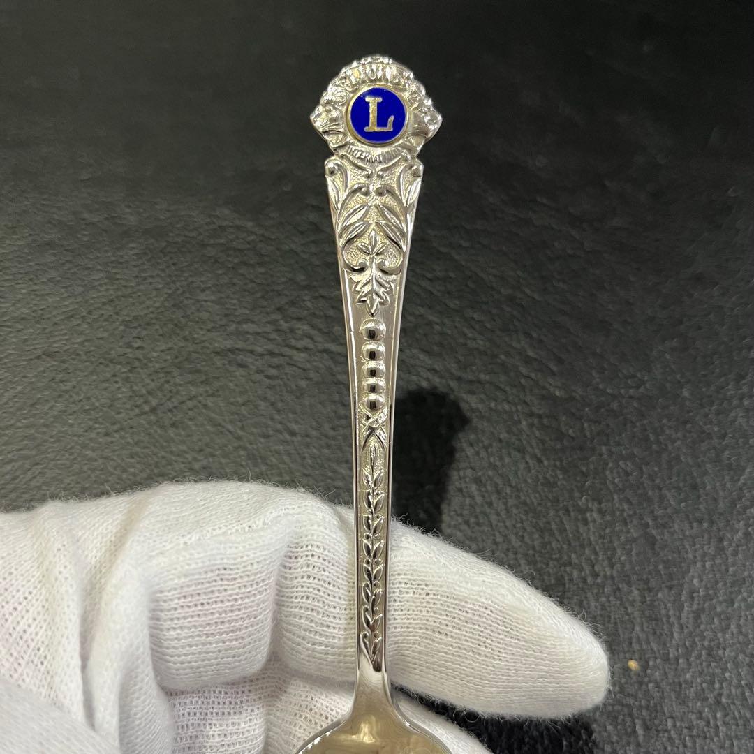 【美品】ライオンズクラブ　大阪尚美堂　「silver950 銀スプーン」　5点