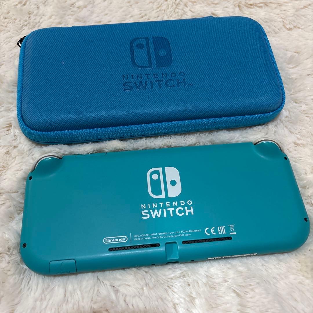 【訳あり！】Nintendo Switch Light ターコイズ ケースつき