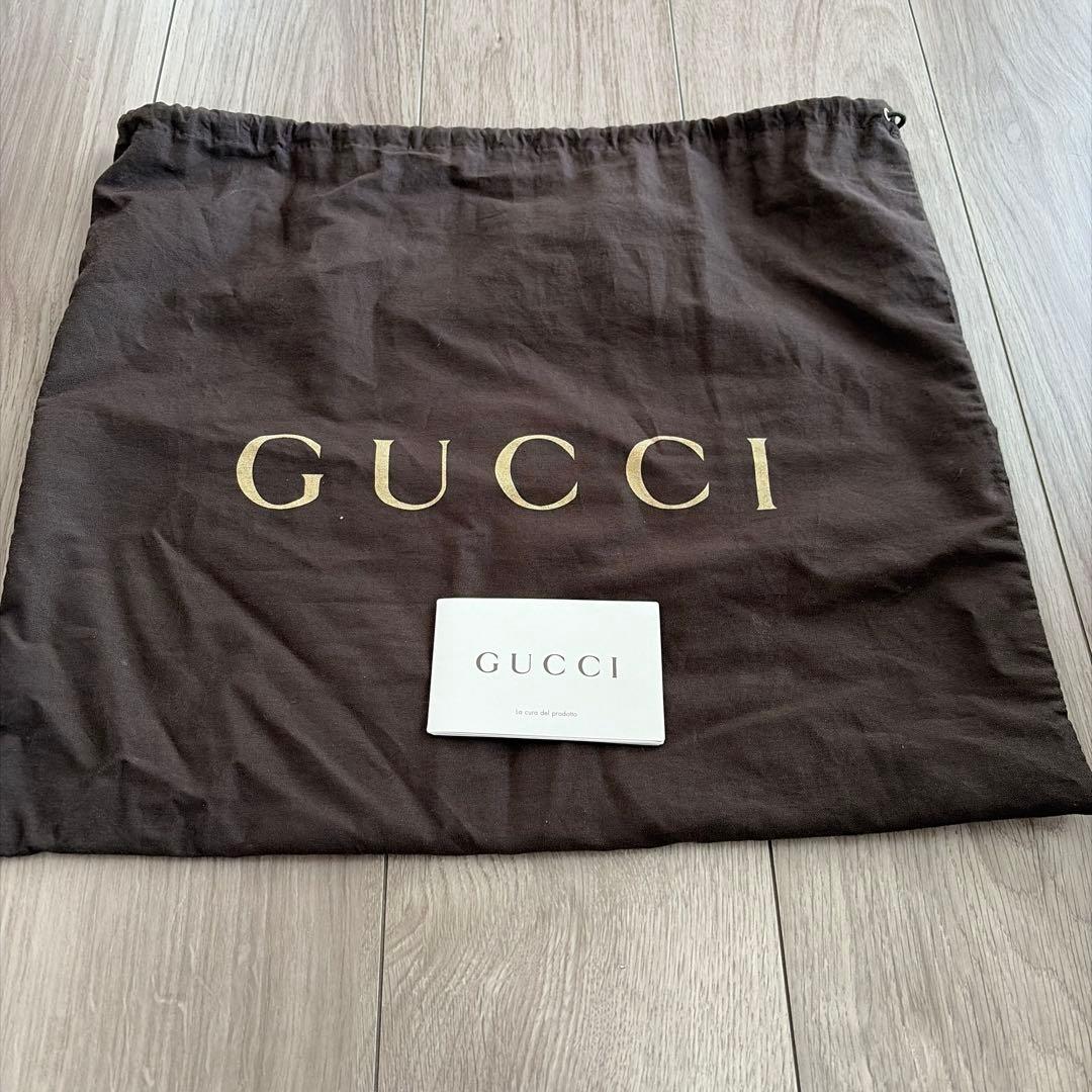 Gucci ホワイトレザーハンドバッグ