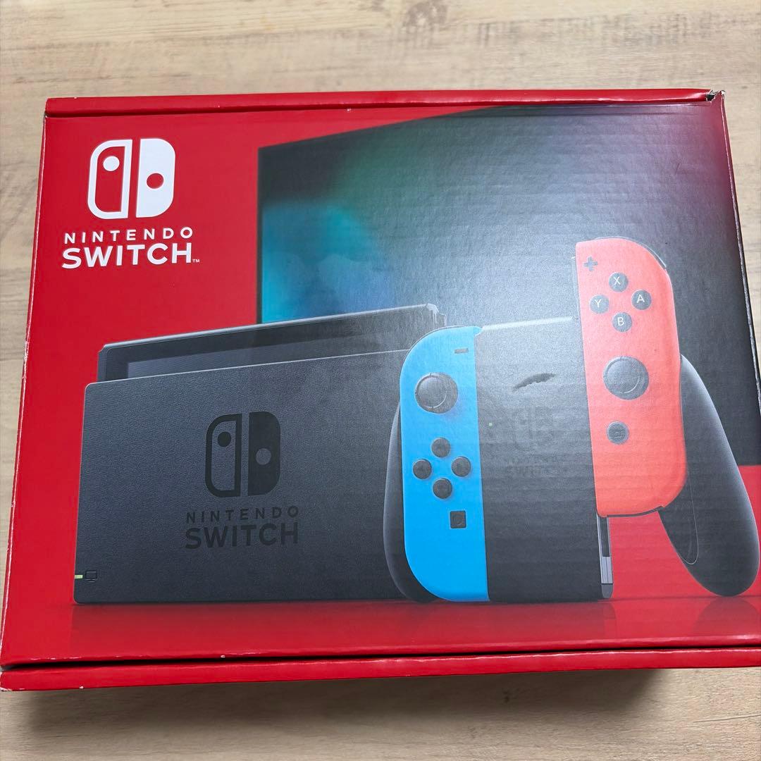 Nintendo Switch 本体 青/赤 バッテリー強化版6日夜発送