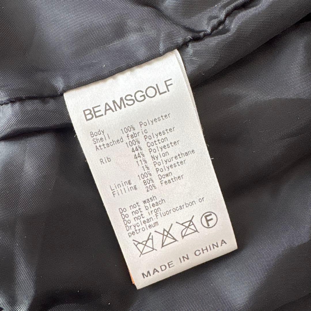 BEAMS GOLF ブラック ダウンジャケット
