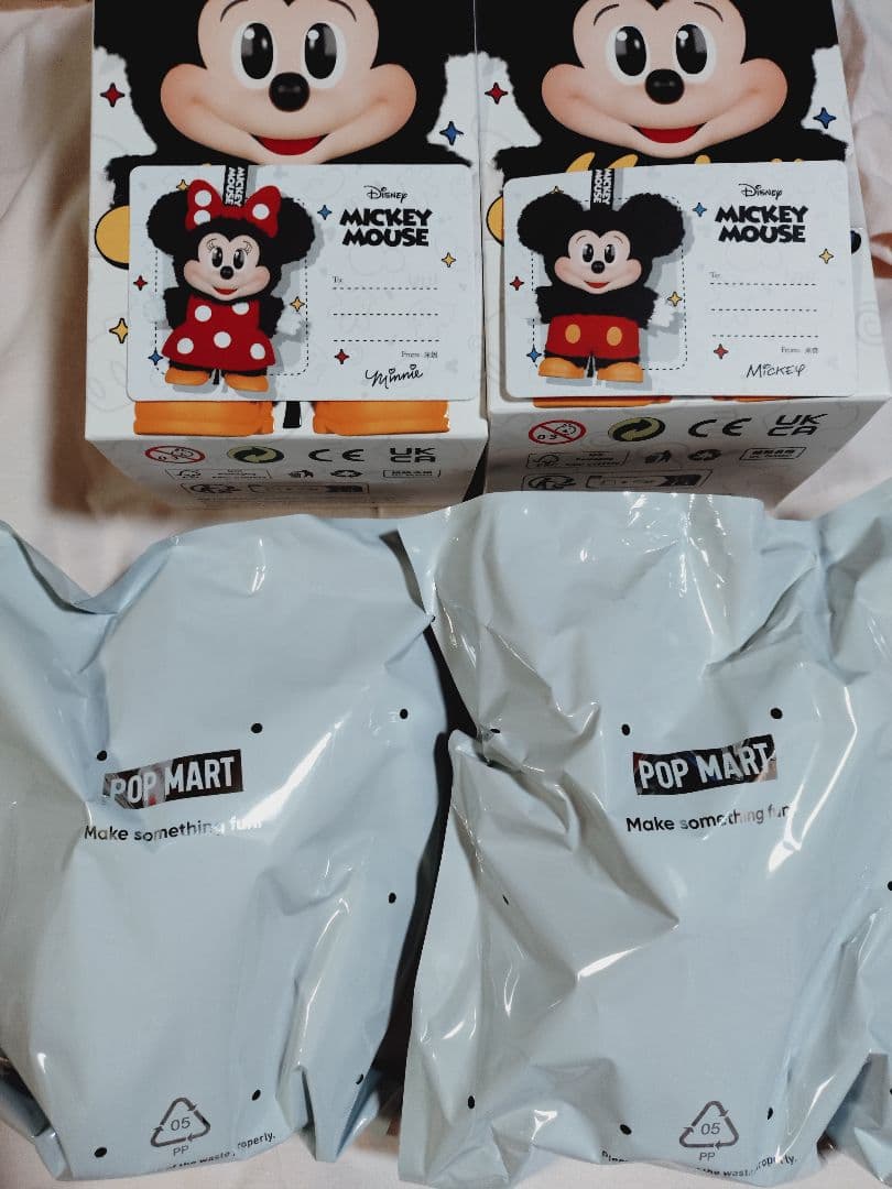 POPMART　ポップマート　 ミッキーファミリー　ミッキー　ミニー　2点セット