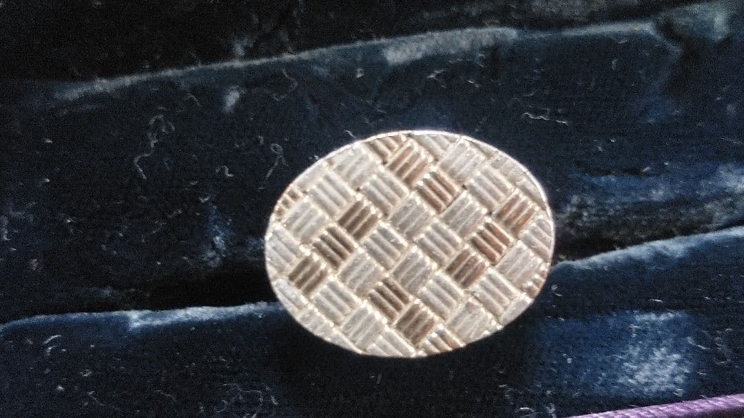 【Tiffany & Co. ネクタイピン&カフス　 シルバーゴールド編み込み】