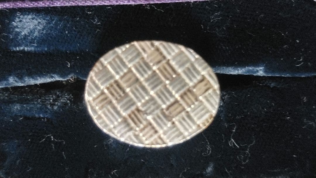 【Tiffany & Co. ネクタイピン&カフス　 シルバーゴールド編み込み】