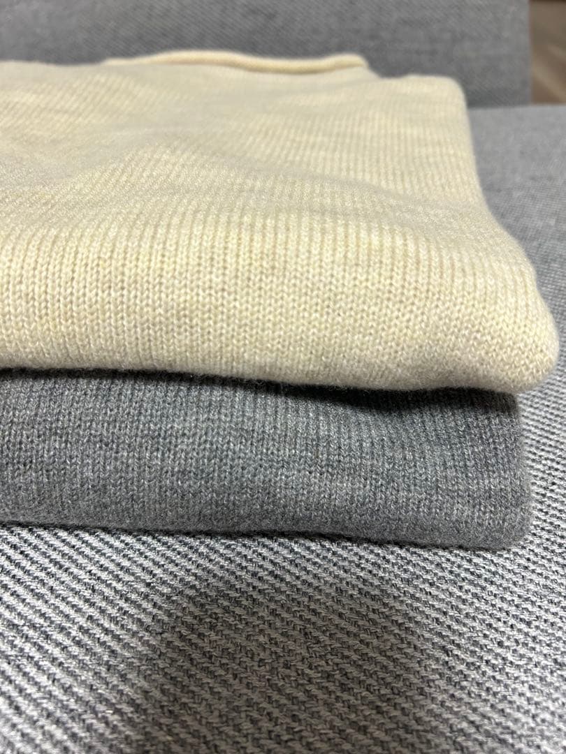 ②グレー2025新作45RウールベストフロートMベスト新品未使用グレー別色出品中