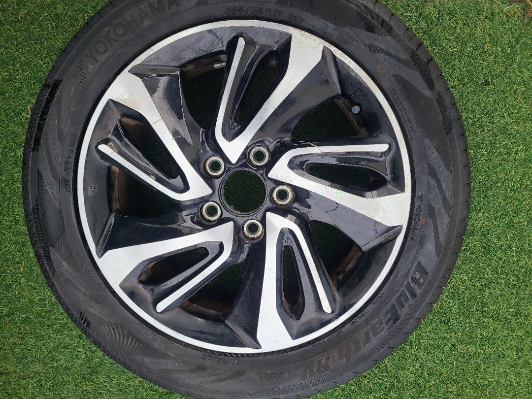 ホンダ　ステップワゴンRP3　純正ホイールとバリ溝タイヤ　1本セット