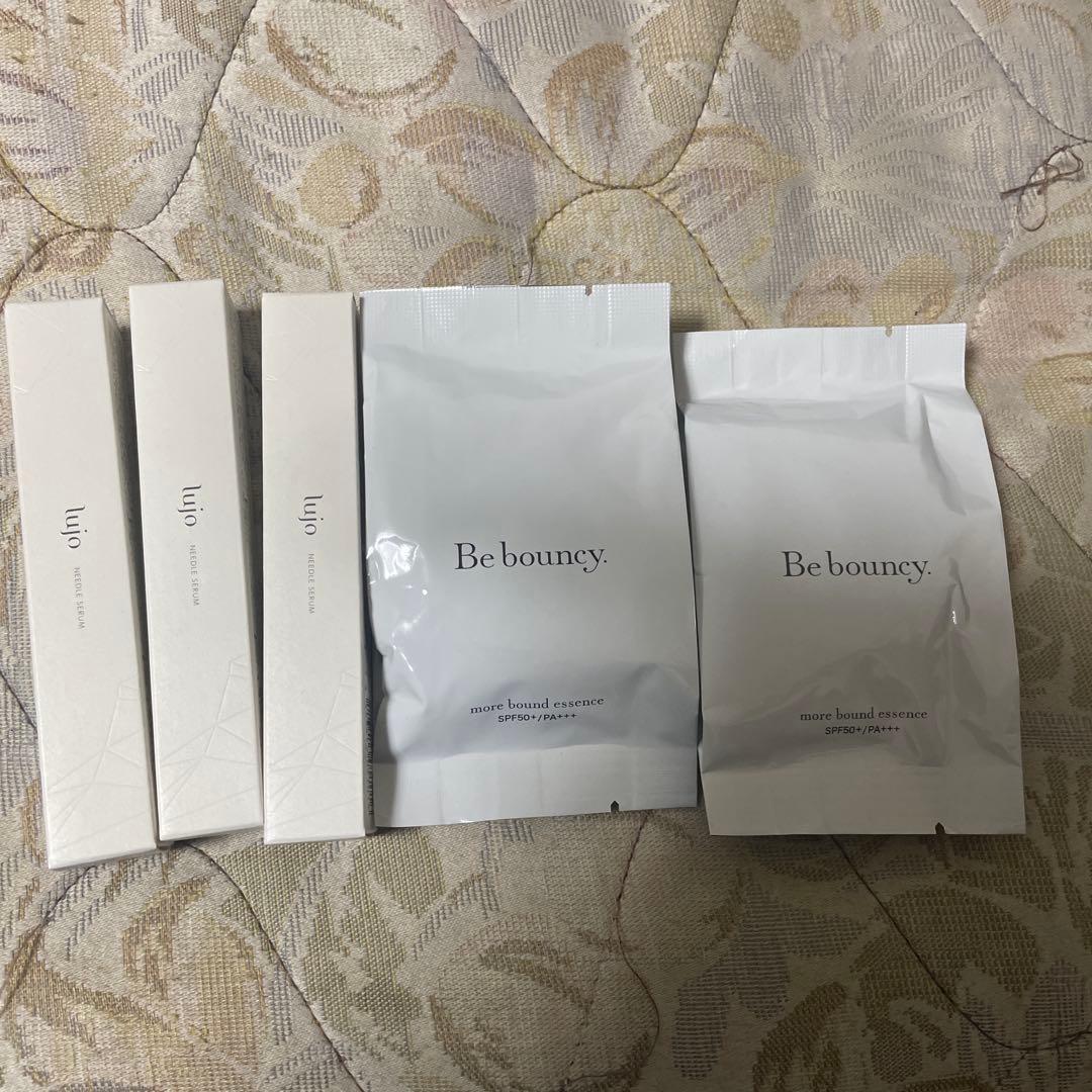 Be.bouncy美白リンクルファンデーション & lujo ニードルセラム