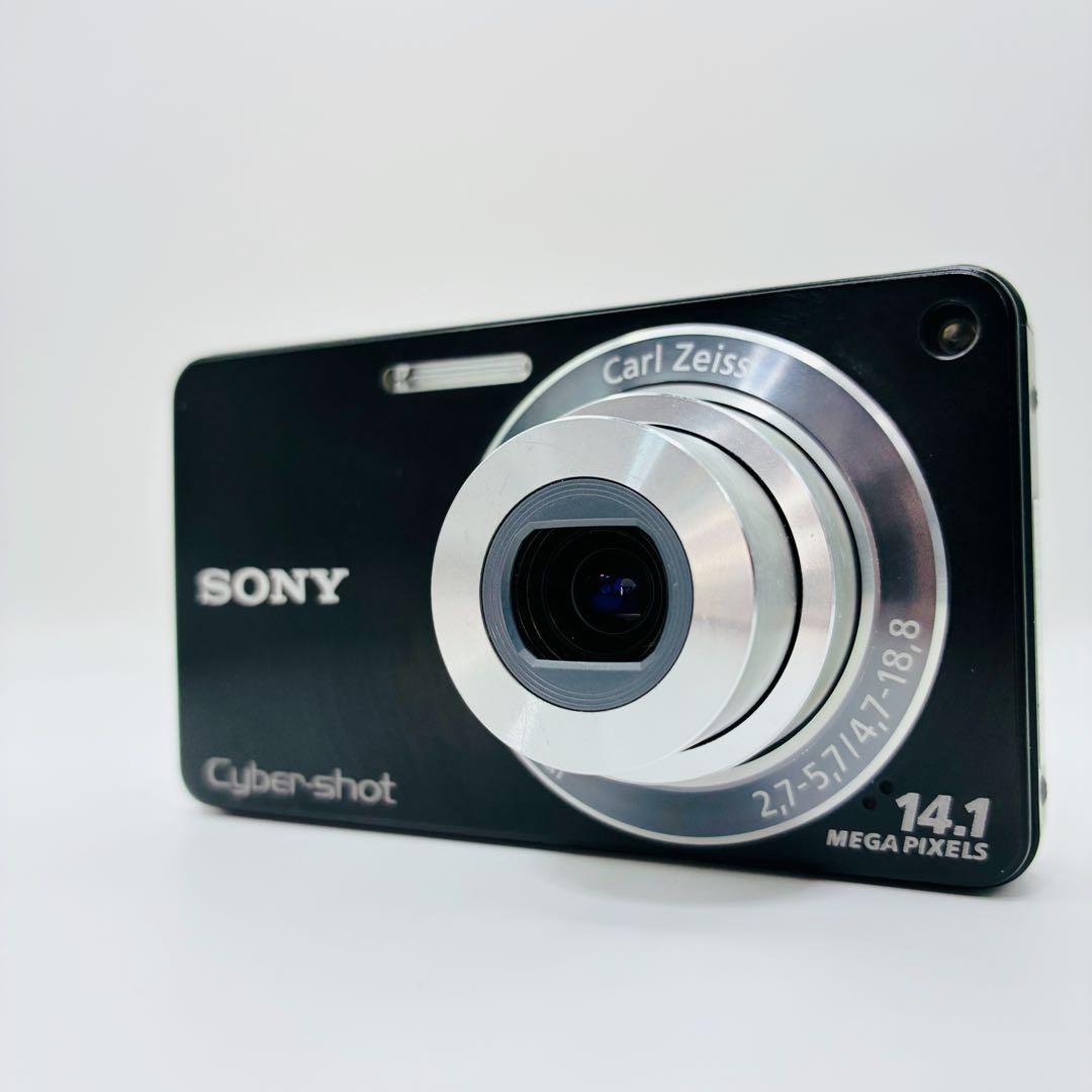 SONY CyberShot DSC-W350 デジカメ ブラック 充電器付き