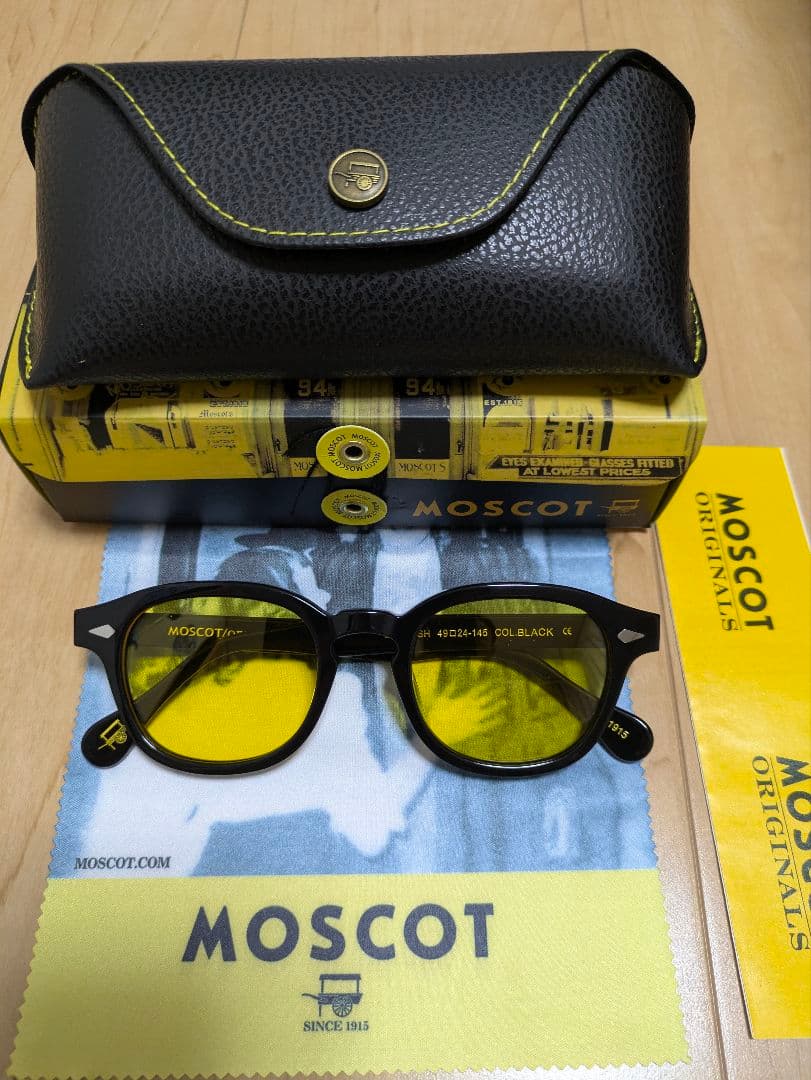 MOSCOT モスコット レムトッシュ イエロー サングラス 黄