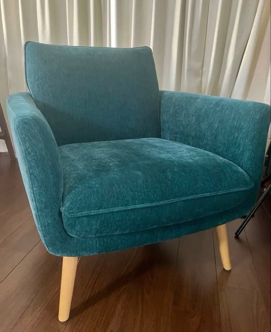 極美品　KOALA ティール 1人掛けソファ