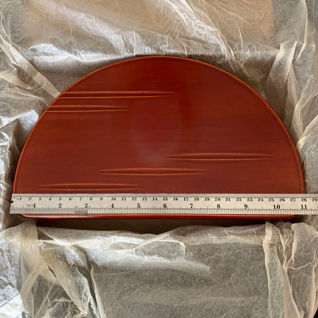 飛騨春慶塗　半月型　木製漆器　弁当箱　5個セット