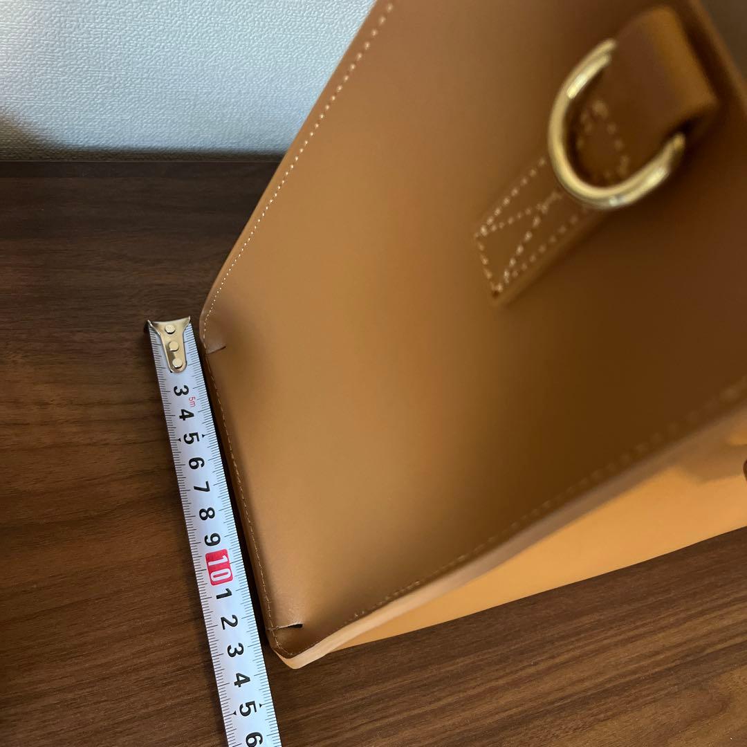 BEVINI バンブーハンドル ハンドバッグ ★スカーフはご希望の方へ