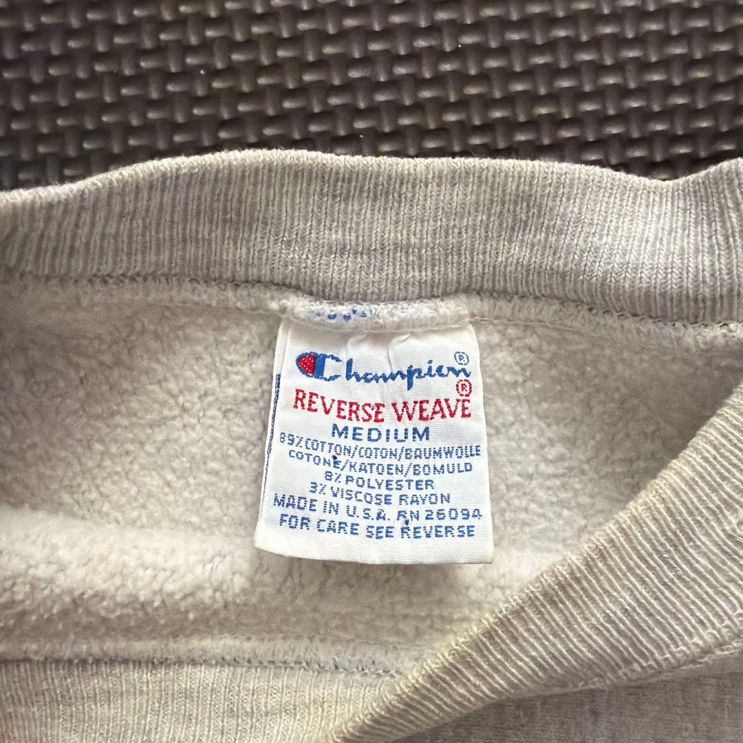 90年代 USA製 刺繍タグ Champion チャンピオン リバースウィーブ