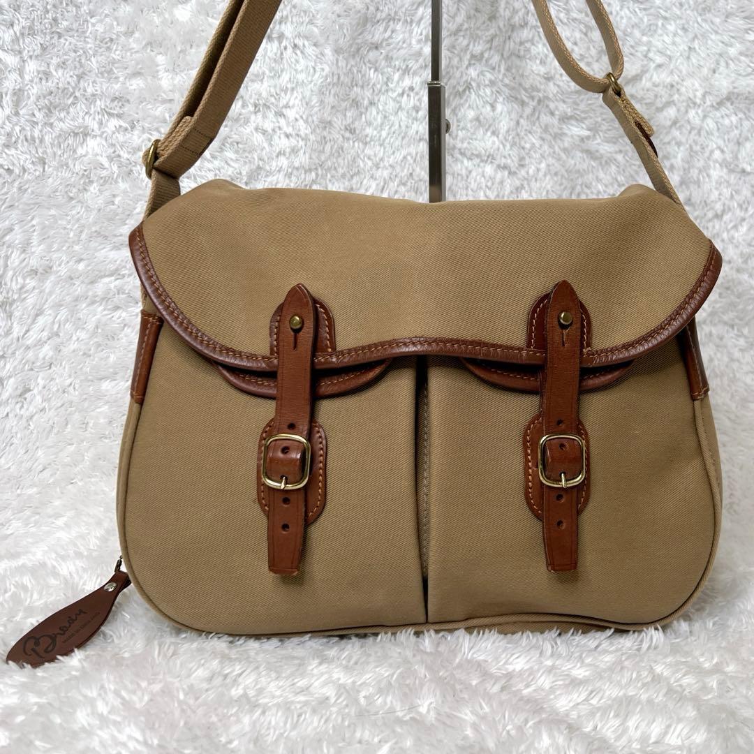 BRADY アリエルトラウト キャンバス 革 メッセンジャー ショルダーバッグ