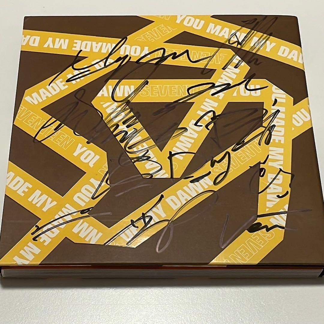 seventeen YOU MADE MY DAWN サインCD