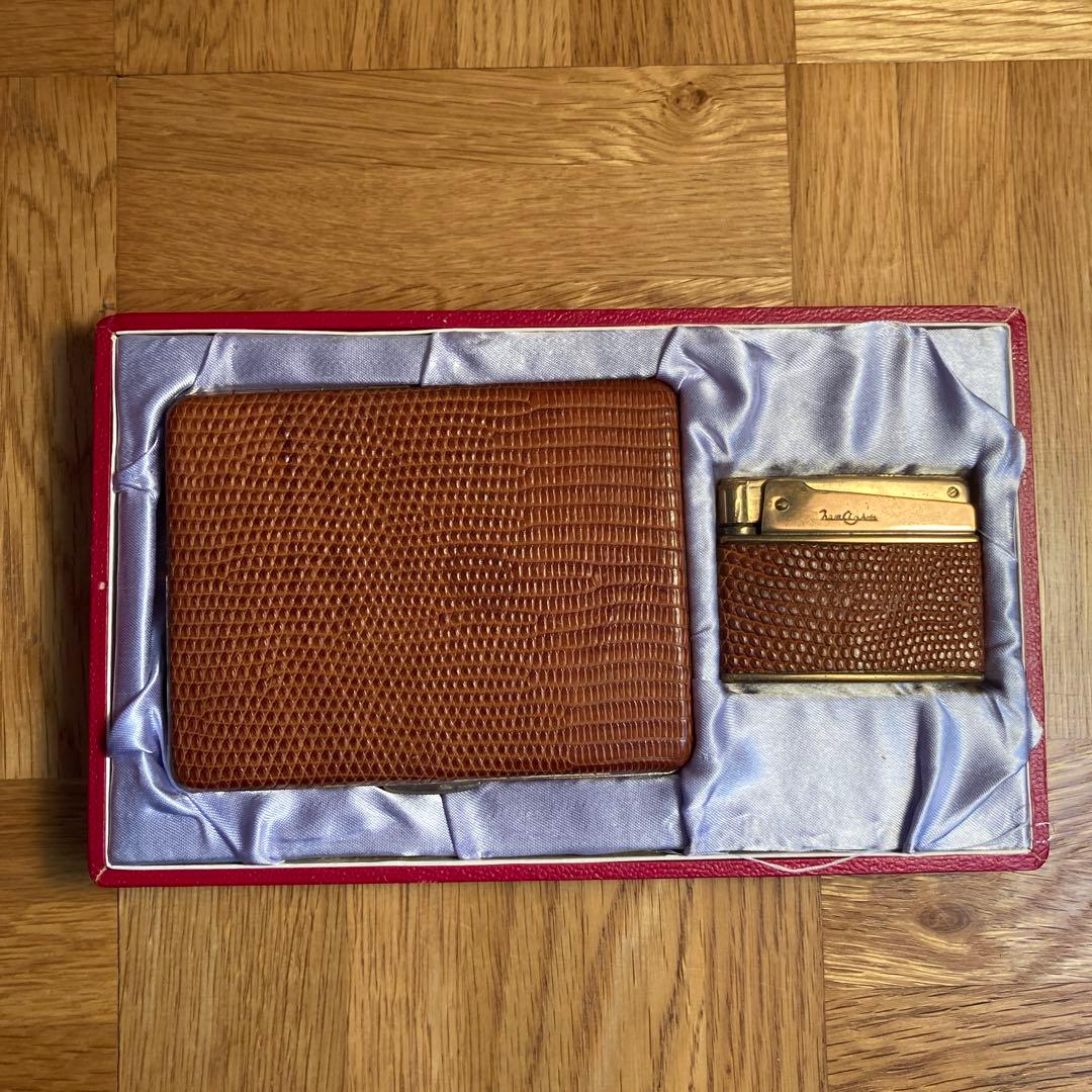 #昭和レトロ　#ARROW NEW LIGHT オイルライター&タバコケース