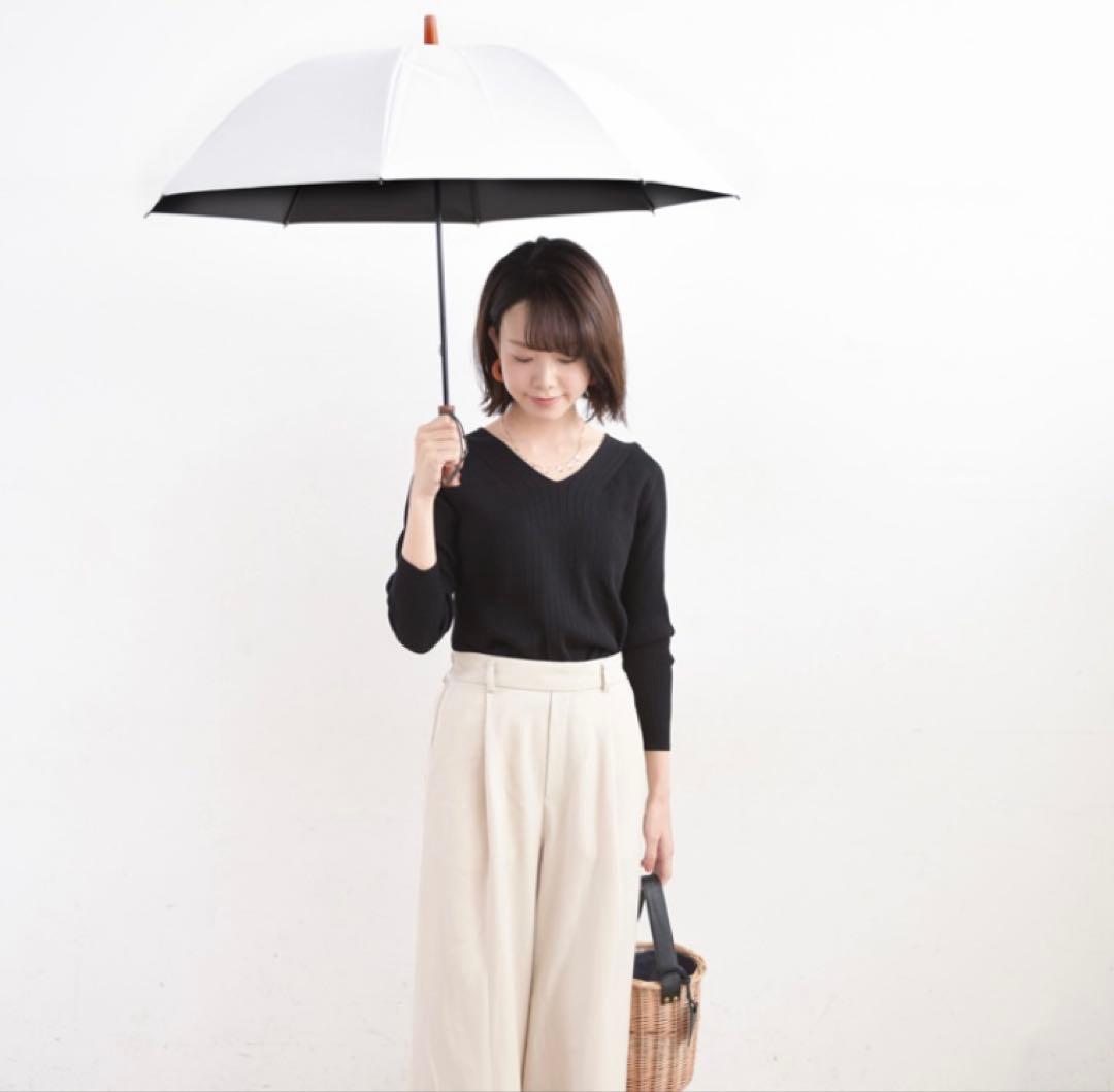 新品未使用　サンバリア100 長傘　完全遮光　ホワイト　Sサイズ