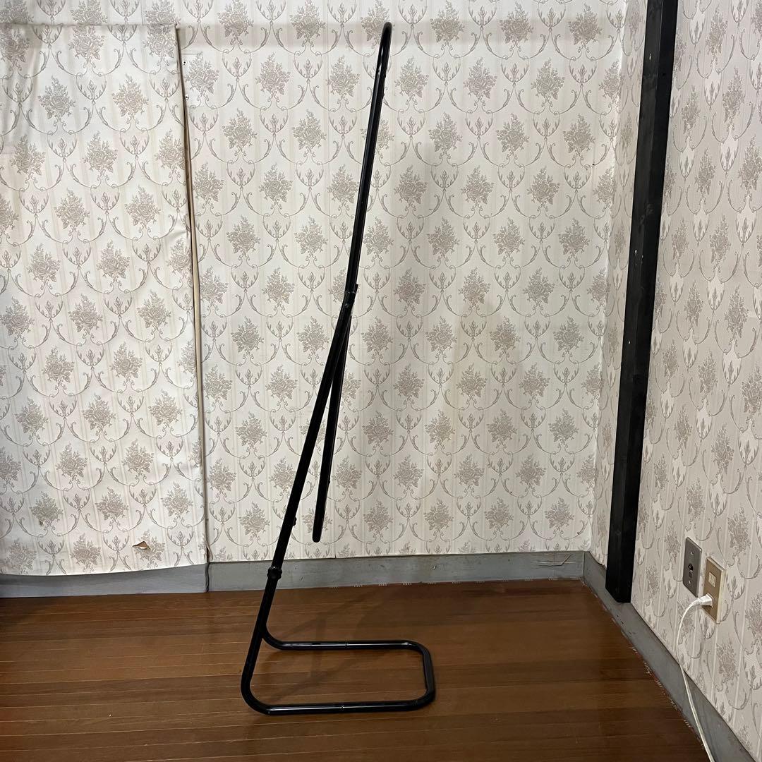 【アンティーク】昭和レトロ アイアンフレーム スタンドミラー 姿見 古道具