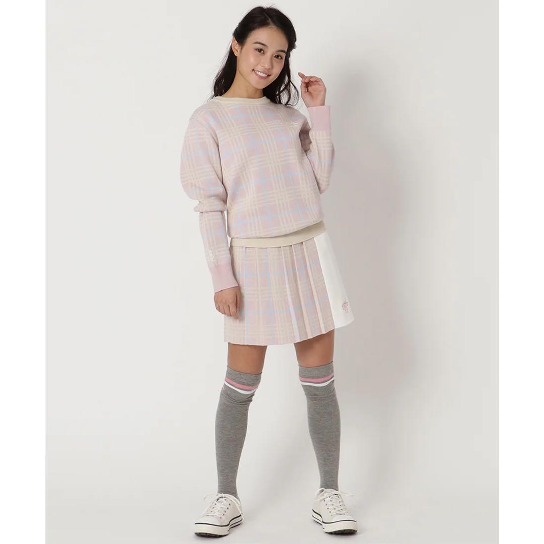 Samantha Thavasa UNDER25 セットアップ　ニット　チェック