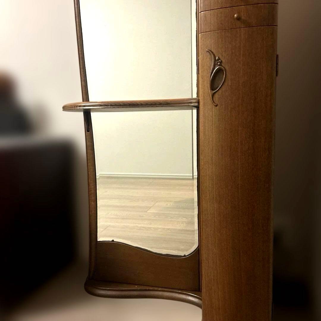 限定価格☆ 高級ドレッサー　鏡台　姿見　化粧台　収納　テーブル