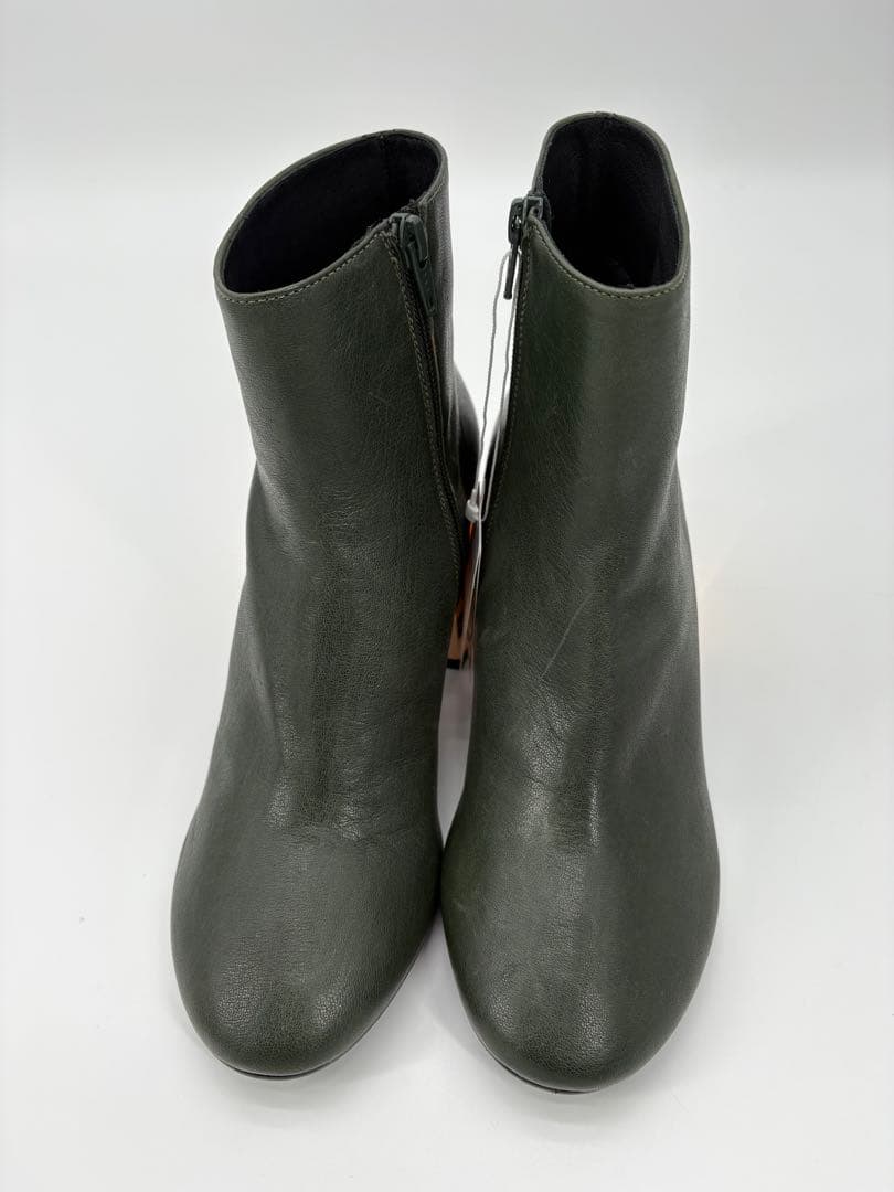 MM6 Maison Margiela レザー ショートブーツ