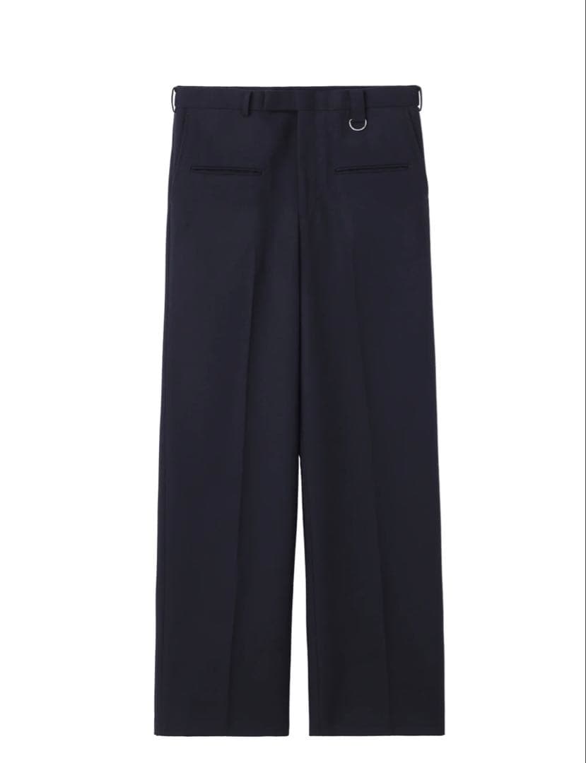 サリバン　スラックス　WOOL BARATHEA WIDE TROUSERS