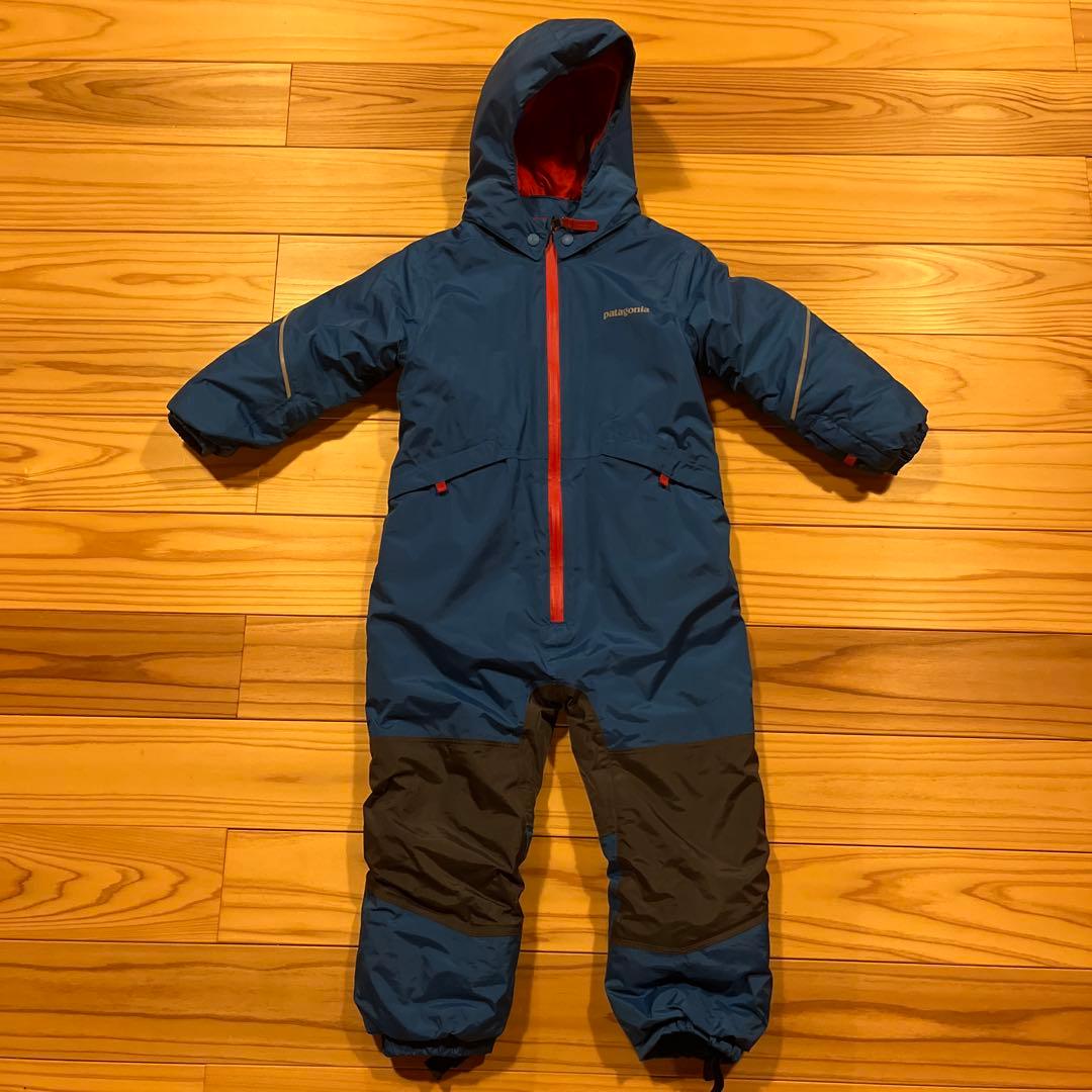 patagonia 子ども用スキーウェア 青　ジャンプスーツ　3T