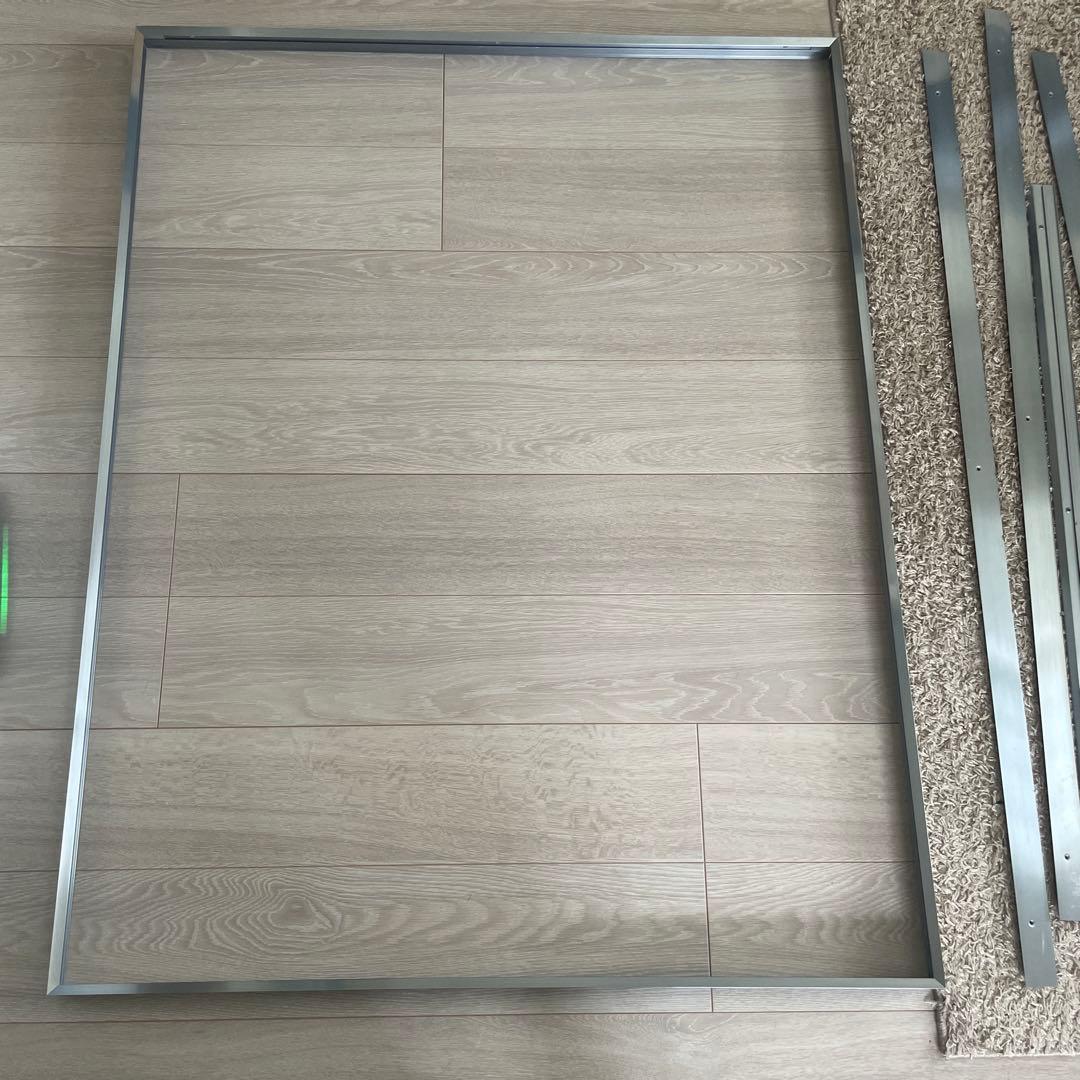 F50号キャンバス仮額　組立額縁　2個セット　カットキャンバス1枚付