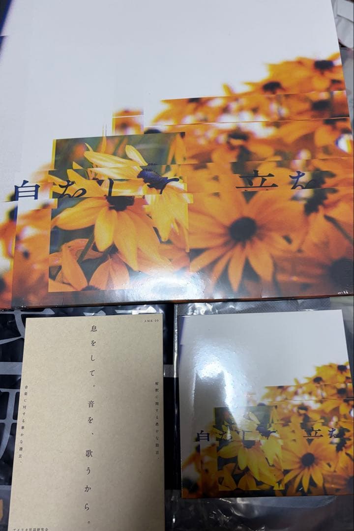 「息をして。音を、歌うから。」アメリカ民謡研究会　レコード＋CD＋本　未開封品