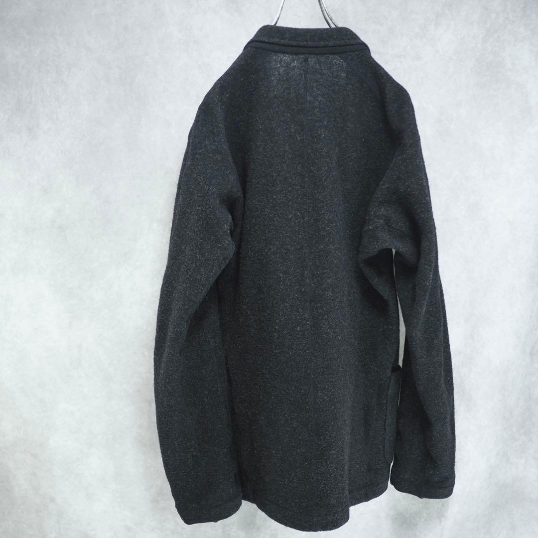 ヨウジヤマモト×INDUSTYLE｜14AW ウールジャージーブレザー（黒・4）