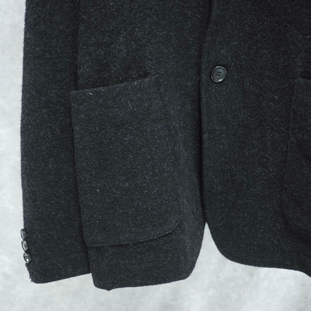 ヨウジヤマモト×INDUSTYLE｜14AW ウールジャージーブレザー（黒・4）