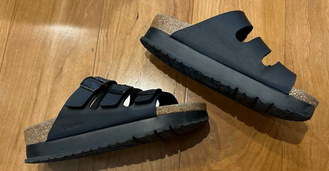 ビルケン　フロリダ プラットフォーム ビルコフロー ブラック サンダル 39