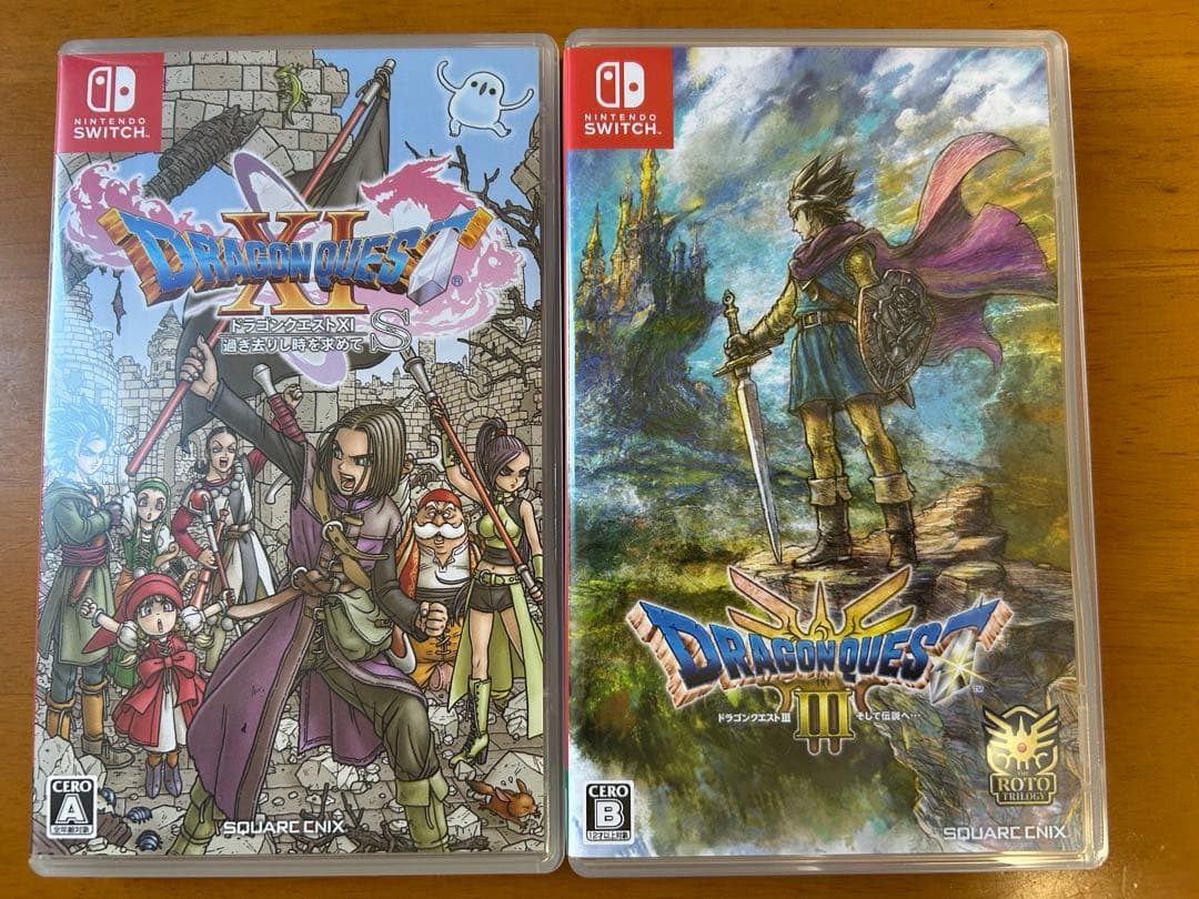 ドラクエ11S/ドラクエ3/Switchソフト中古品/セット販売