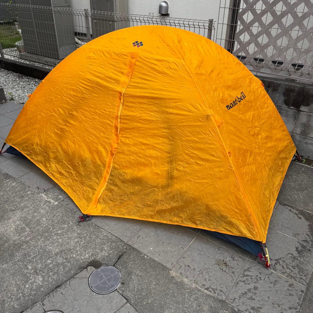 人気モンベル　ステラリッジテント 2型イエロー　山岳テント