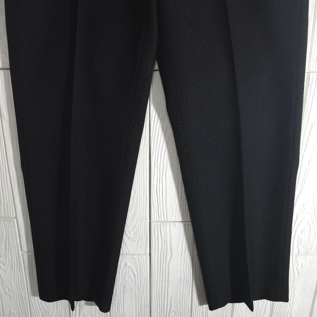 人気 リーバイス アクションスラックス W36 ブラック センタープレス 古着