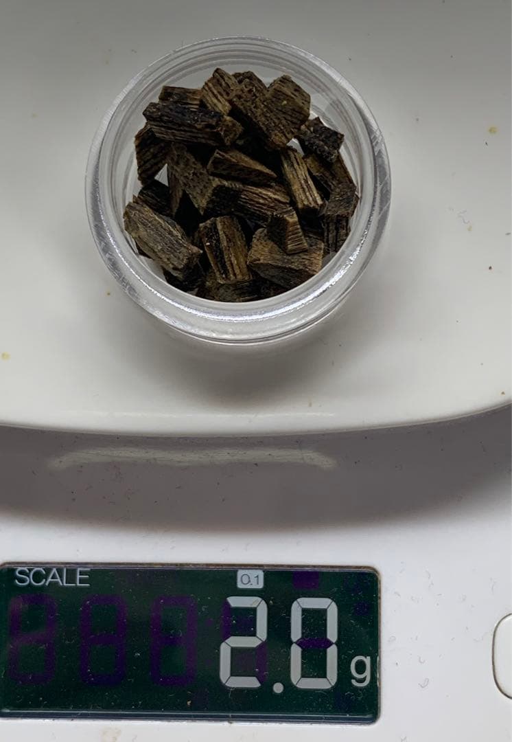 極上伽羅 沈香 香木 重さ:2g