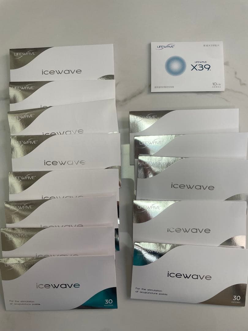 LIFEWAVE X39 & アイスウェーブ 30枚入り10枚入り