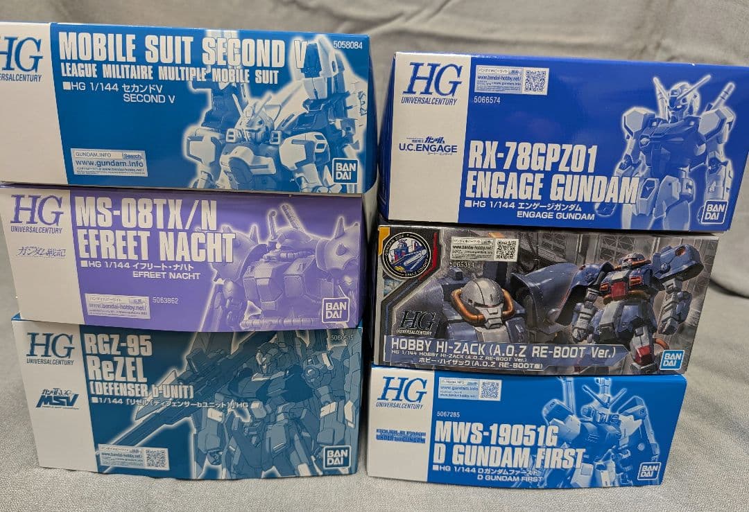 HGUC プレバン・限定ガンプラまとめ売り6点セット