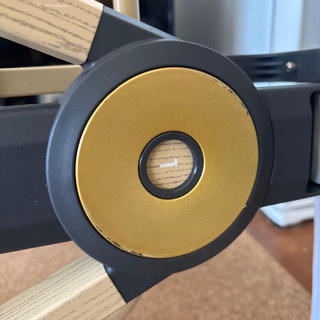 HZDMJ 折りたたみベビーベッド グレー