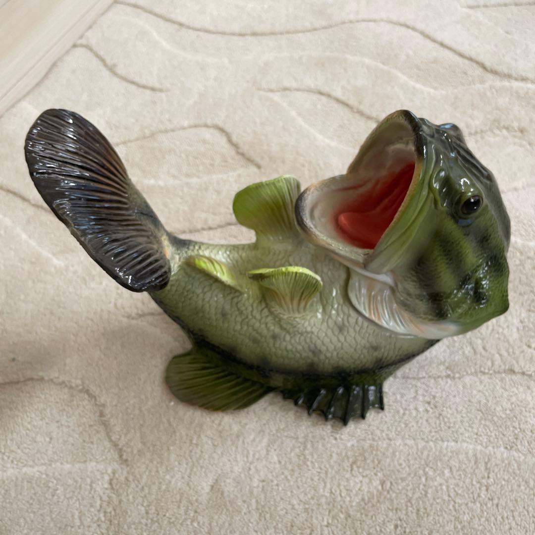 激レア　ブラックバス　フィギュア　置物　ボトル置き